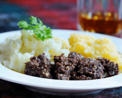 How to cook haggis, neeps and tatties