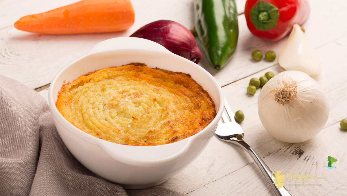 vegeterian haggis shepherds pie